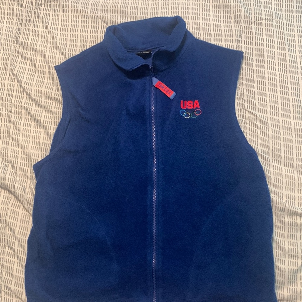 USA Olympic committee vintage vest